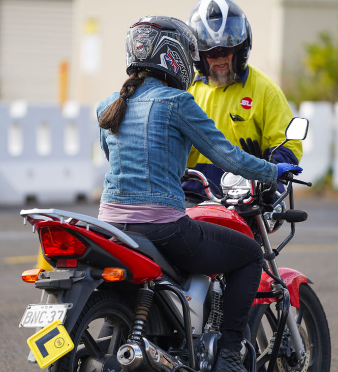 Motorcycle licence training