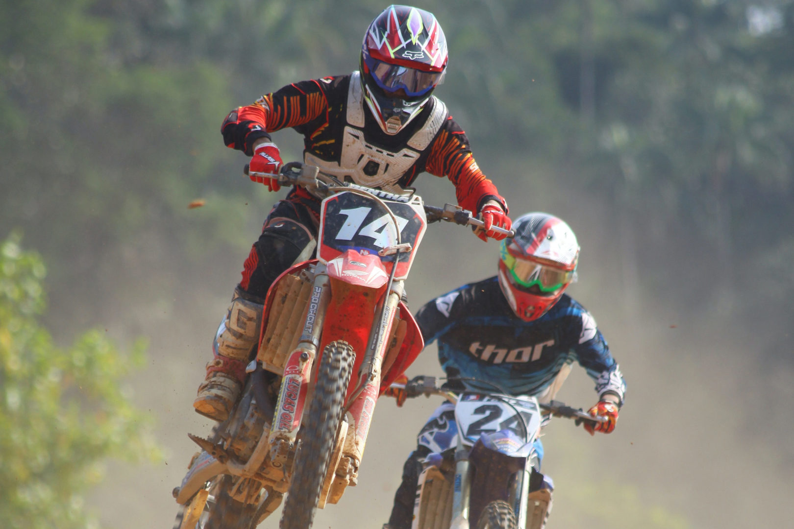 Offroad motorcycle racing