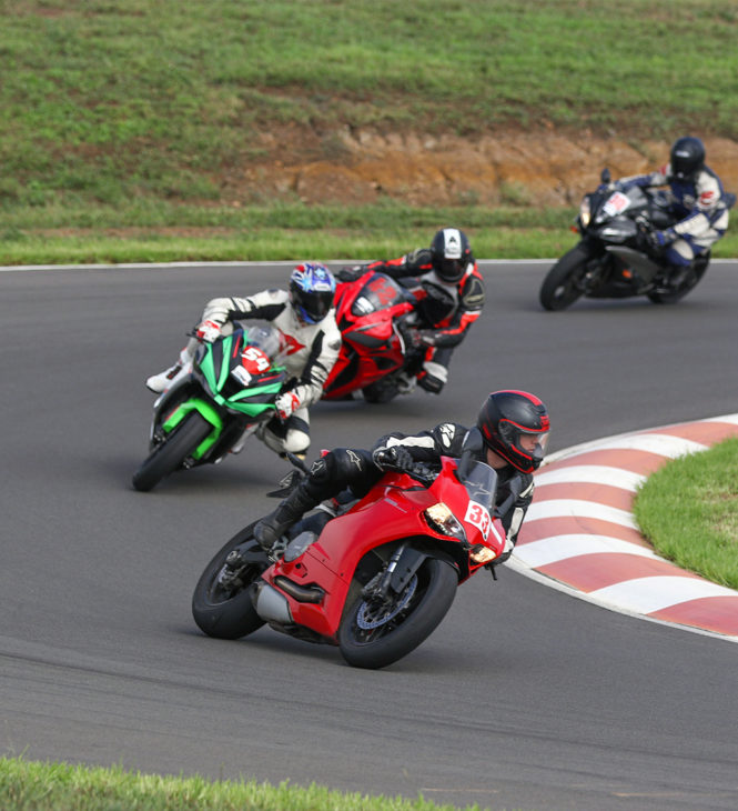 Motorcycle training for cornering